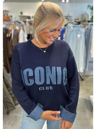 Pull ICONIC manches jean