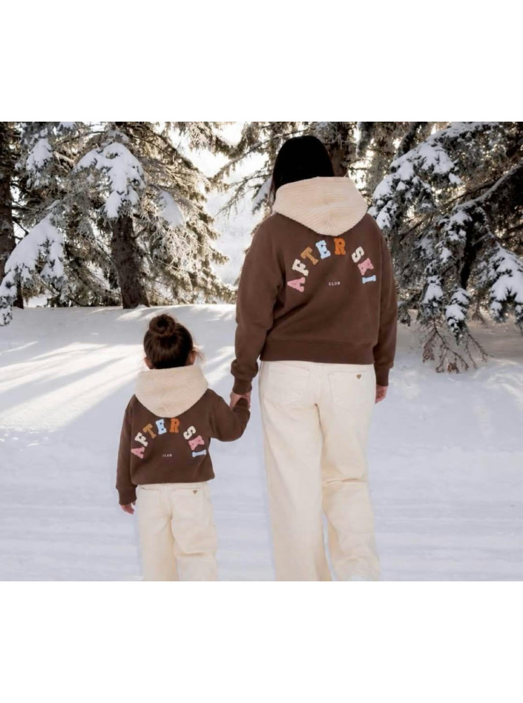 Sweat "After Ski" à capuche 10 à 16 ans