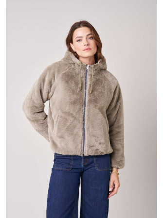 Veste imperméable réversible