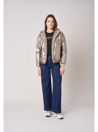 Veste imperméable réversible