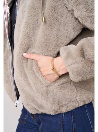 Veste imperméable réversible
