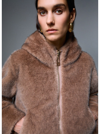 Veste Teddy réversible