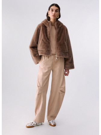 Veste Teddy réversible