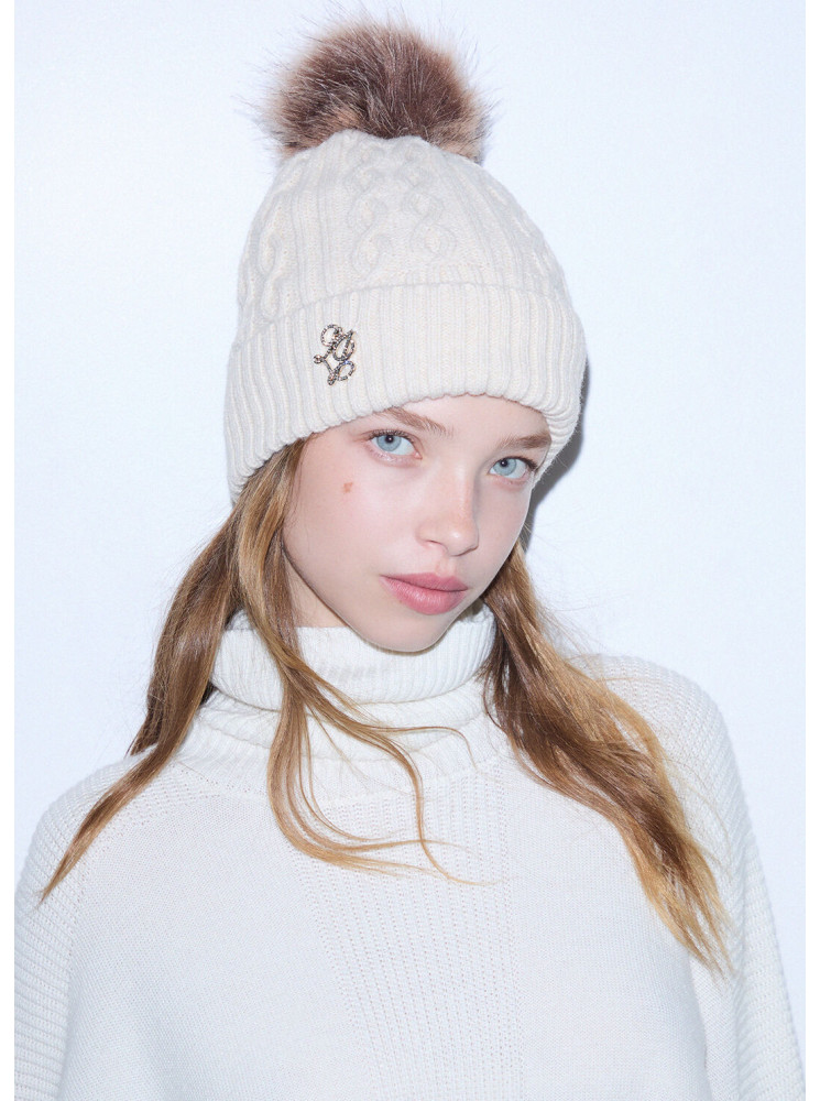 Bonnet à pompon