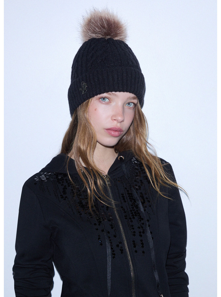 Bonnet à pompon