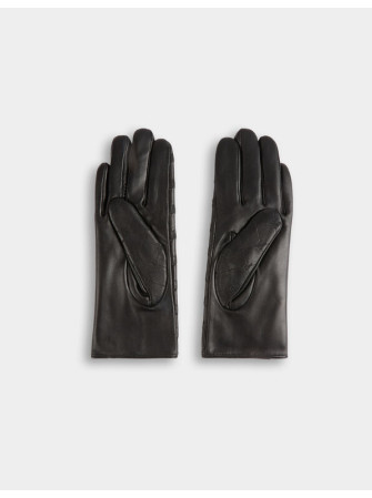 Gants similicuir monochrome
