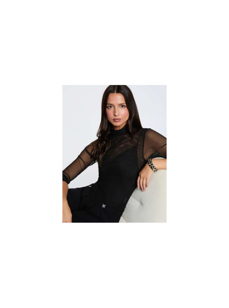 Top col haut transparent