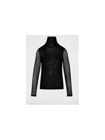 Top col haut transparent