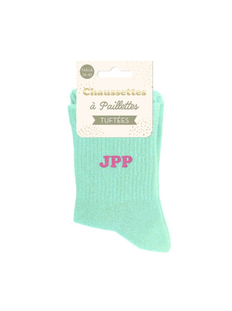 Chaussettes message tuftees