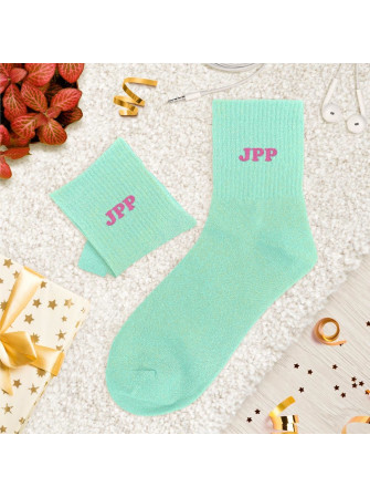 Chaussettes message tuftees