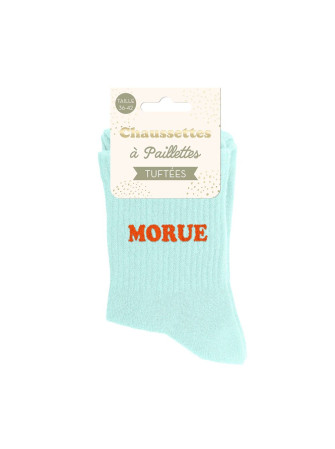 Chaussettes message tuftees