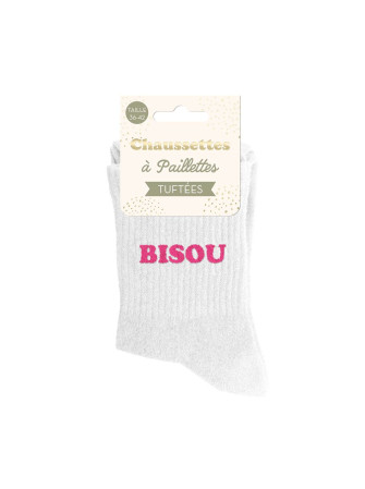 Chaussettes message tuftees