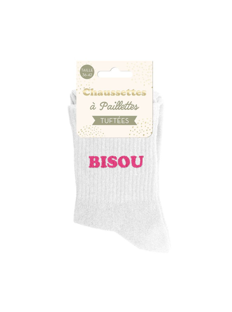 Chaussettes message tuftees