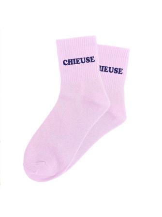 Chaussettes message tuftees