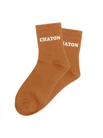 Chaussettes message tuftees