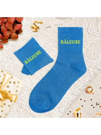 Chaussettes message tuftees