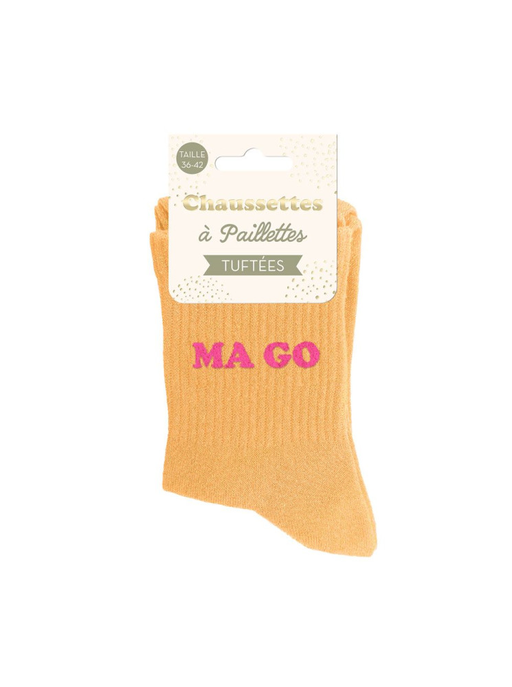 Chaussettes message tuftees