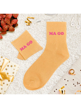 Chaussettes message tuftees