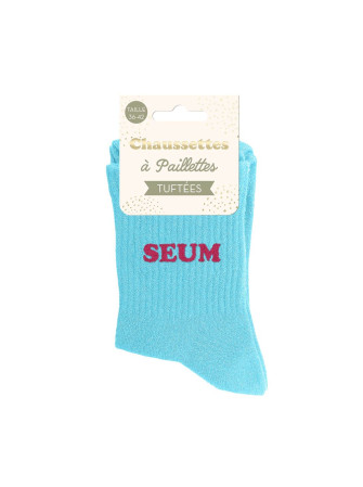 Chaussettes message tuftees