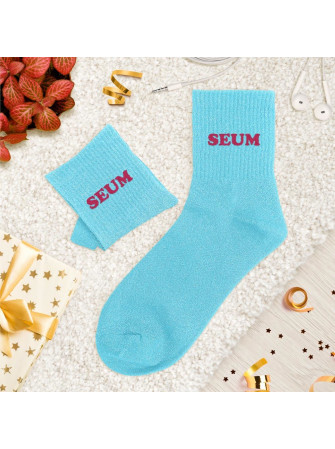 Chaussettes message tuftees