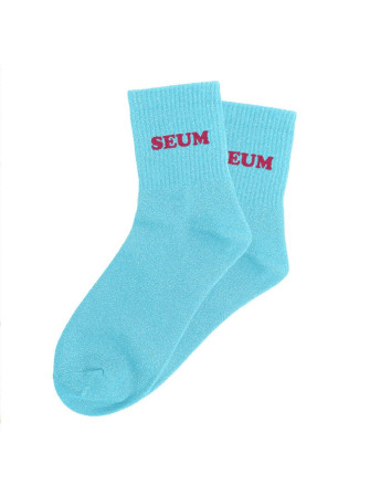 Chaussettes message tuftees