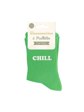 Chaussettes message tuftees
