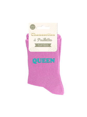 Chaussettes message tuftees