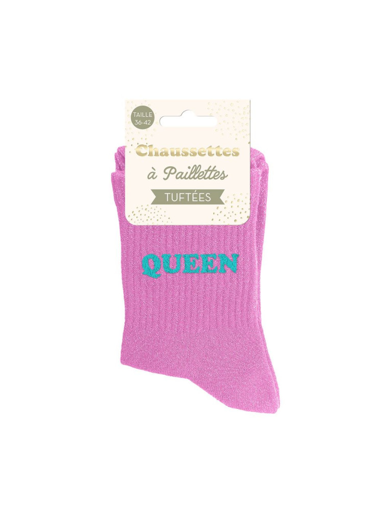 Chaussettes message tuftees