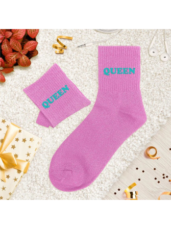 Chaussettes message tuftees
