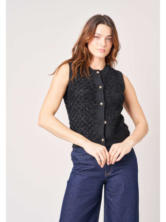 Gilet sans manches maille...