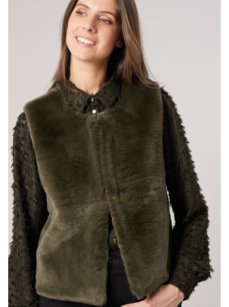 Veste sans manches en...