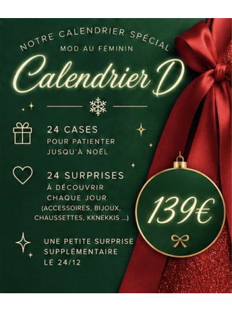 Calendrier de l'avent D