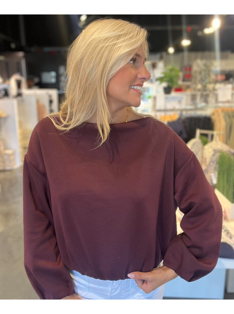 Sweat épaule dénudée