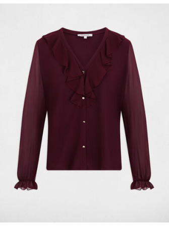 Chemise à volants