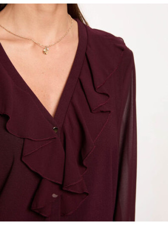 Chemise à volants