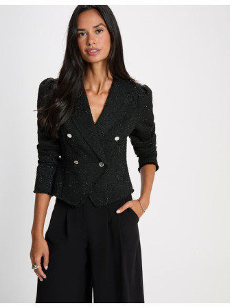 Veste courte tweed